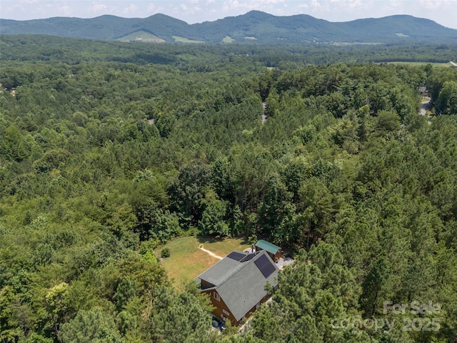 334 Arbra Mountain Way, Bostic, NC 28018 - drone / aerial view of a heavily wooded area and mountains