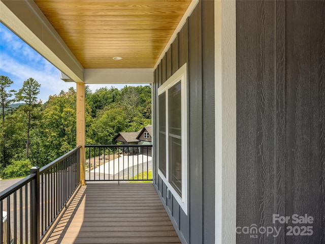 297 Bethany Dr, Mars Hill, NC 28754 - view of balcony
