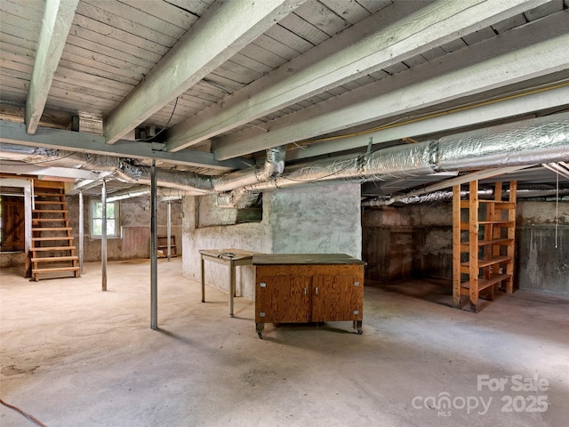 30 Belleview Rd, Waynesville, NC 28786 - below grade area with stairs