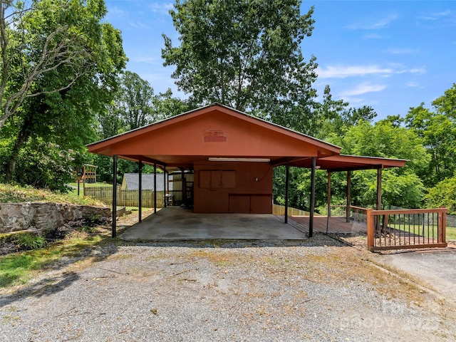 30 Belleview Rd, Waynesville, NC 28786 - exterior space with a carport