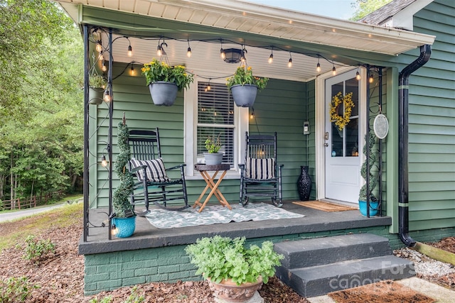 1114 Mountain St, Kannapolis, NC 28081 - doorway to property with a porch