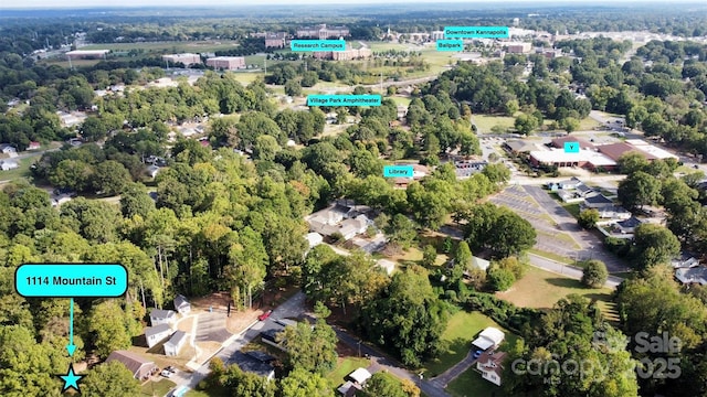 1114 Mountain St, Kannapolis, NC 28081 - bird's eye view