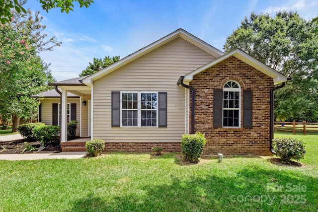 2210 Dawn Rdg, Monroe, NC 28110 - view of front facade featuring brick siding