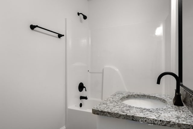 2210 Dawn Rdg, Monroe, NC 28110 - bathroom featuring washtub / shower combination and vanity