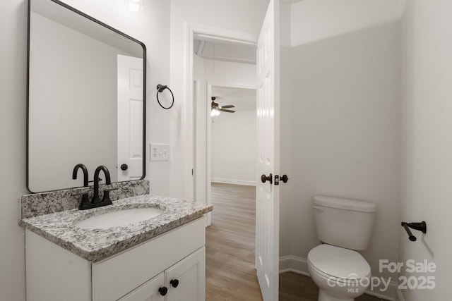 2210 Dawn Rdg, Monroe, NC 28110 - bathroom featuring vanity and wood finished floors