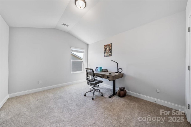 1302 Black Walnut St, Monroe, NC 28112 - unfurnished office with carpet floors and vaulted ceiling