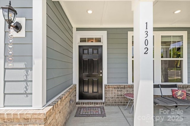 1302 Black Walnut St, Monroe, NC 28112 - doorway to property with covered porch