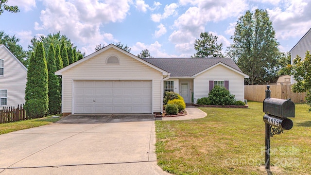 1975 8th Street Ln SE, Hickory, NC 28602 - ranch-style home featuring a garage, driveway, and a shingled roof