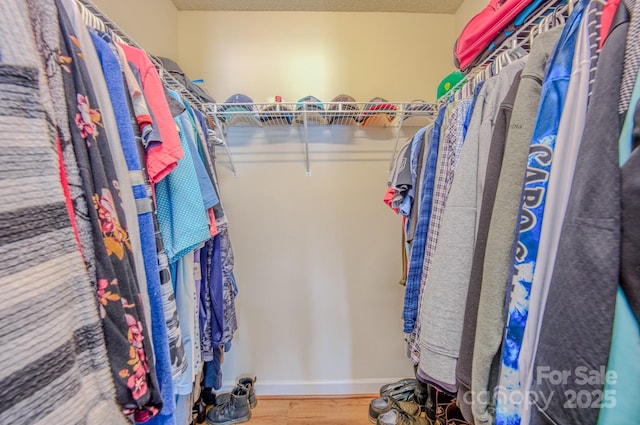 1975 8th Street Ln SE, Hickory, NC 28602 - walk in closet with wood finished floors