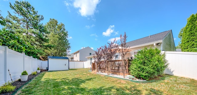 1975 8th Street Ln SE, Hickory, NC 28602 - fenced backyard featuring a storage shed