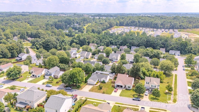 1975 8th Street Ln SE, Hickory, NC 28602 - aerial view of residential area featuring a heavily wooded area