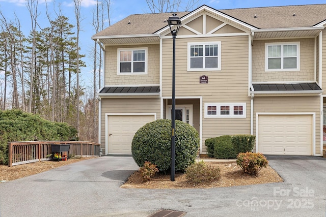 64 Foxden Dr Unit 201, Fletcher, NC 28732 - multi unit property featuring driveway, a standing seam roof, a garage, and a metal roof