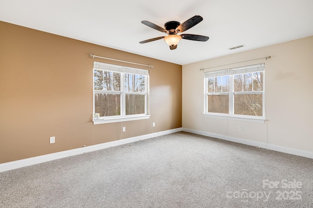 64 Foxden Dr Unit 201, Fletcher, NC 28732 - spare room featuring ceiling fan and carpet flooring