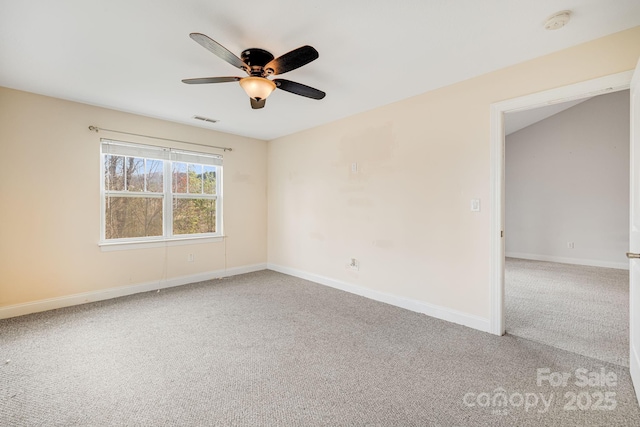 64 Foxden Dr Unit 201, Fletcher, NC 28732 - empty room with ceiling fan, carpet flooring, and a smoke detector