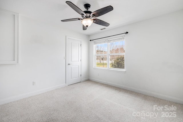 64 Foxden Dr Unit 201, Fletcher, NC 28732 - carpeted empty room featuring baseboards and ceiling fan