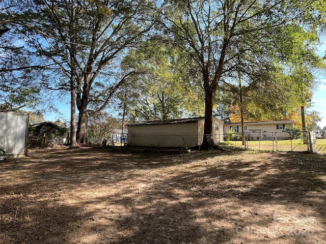 3403 Beaty Rd, Gastonia, NC 28056 - view of yard with a storage unit