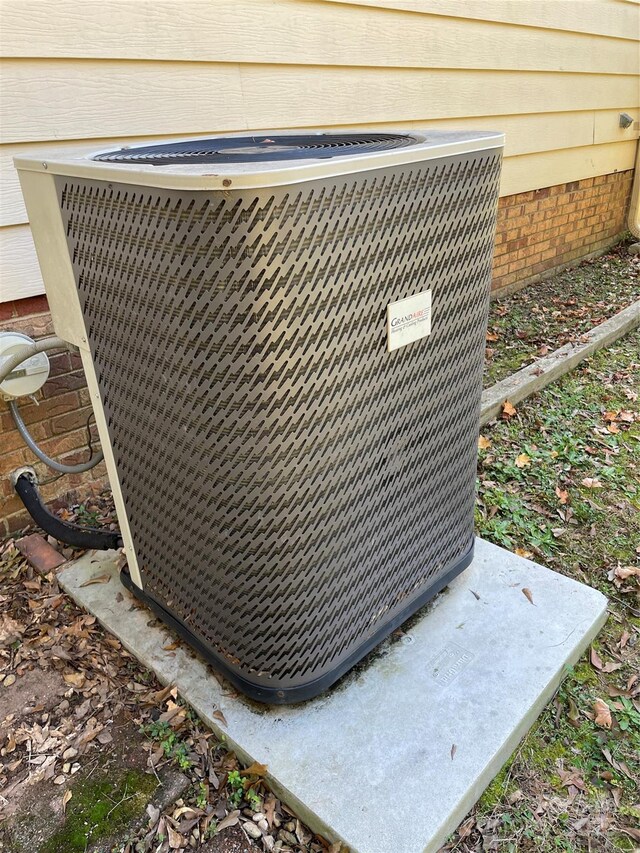 3403 Beaty Rd, Gastonia, NC 28056 - exterior view of a central AC unit and crawl space