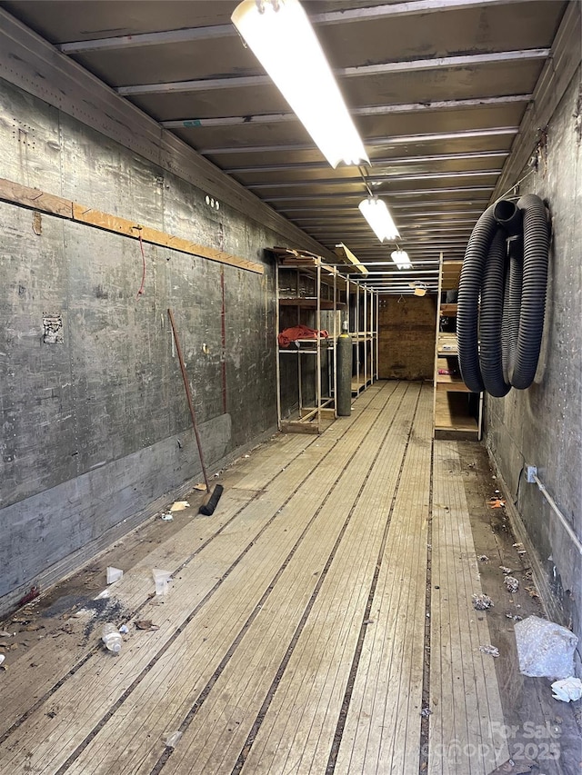3403 Beaty Rd, Gastonia, NC 28056 - basement featuring hardwood / wood-style floors