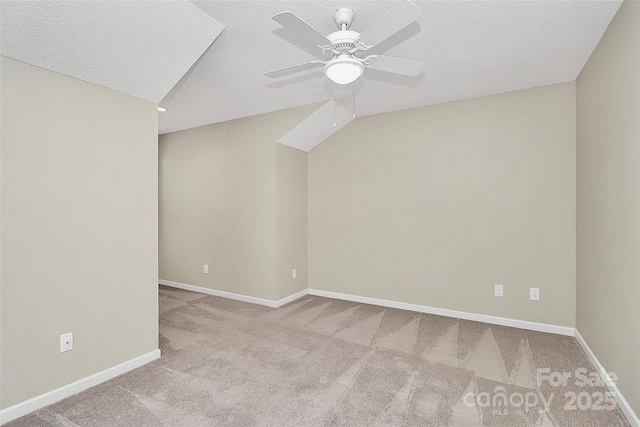 4580 Antelope Ln, Charlotte, NC 28269 - carpeted empty room featuring a ceiling fan and a textured ceiling