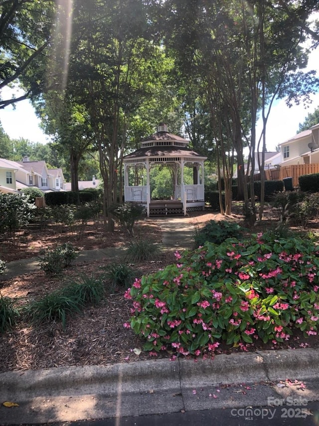 4580 Antelope Ln, Charlotte, NC 28269 - view of yard featuring a gazebo