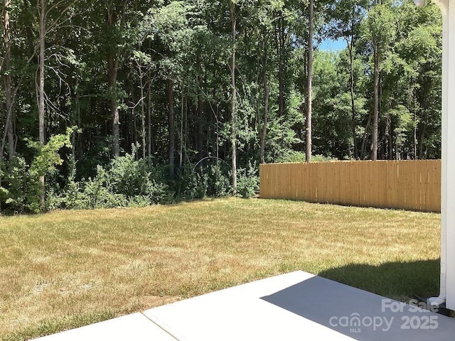 5126 Rocky River Crossing Rd, Harrisburg, NC 28075 - view of yard featuring a patio and a wooded view