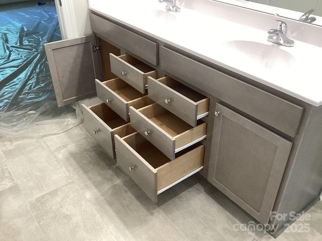 5126 Rocky River Crossing Rd, Harrisburg, NC 28075 - bathroom featuring double vanity