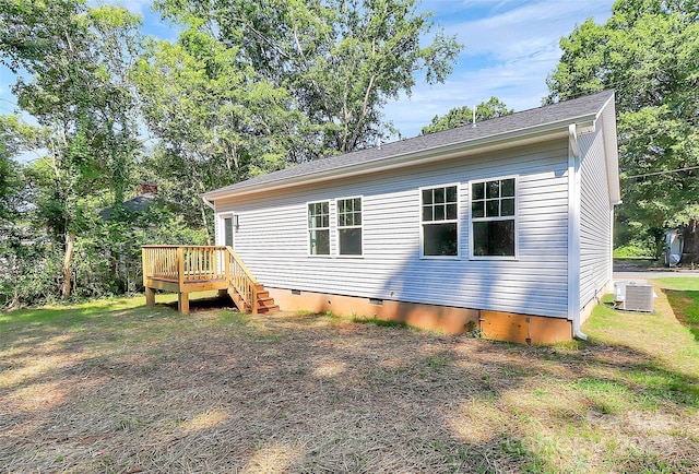 226 N Columbia Ave, Rock Hill, SC 29730 - view of home's exterior featuring crawl space and a deck