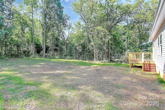 226 N Columbia Ave, Rock Hill, SC 29730 - view of yard featuring a deck