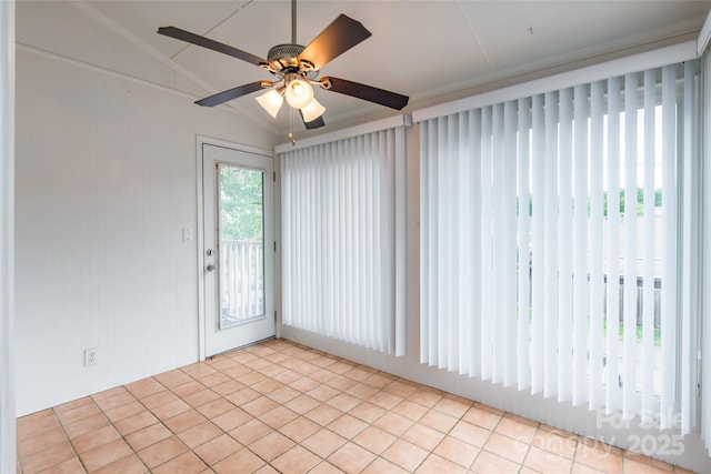 1806 Ebenezer Rd Unit E, Rock Hill, SC 29732 - unfurnished sunroom featuring vaulted ceiling