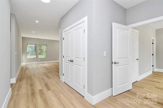 5516 Old York Rd, Rock Hill, SC 29732 - hallway with light wood-type flooring and recessed lighting
