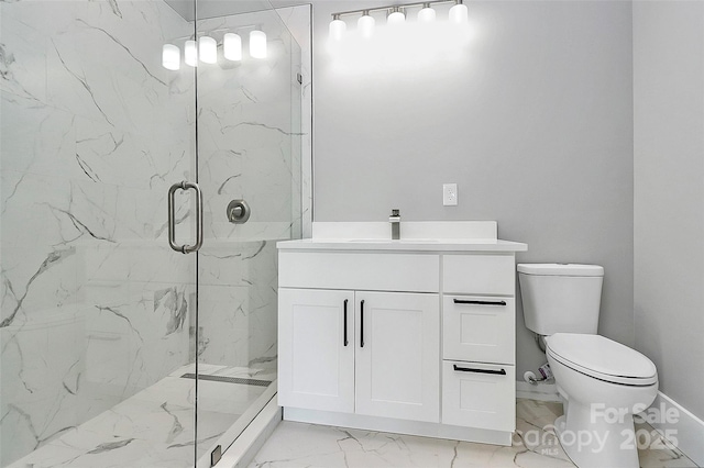 5516 Old York Rd, Rock Hill, SC 29732 - bathroom with marble look tiles, vanity, and a marble finish shower