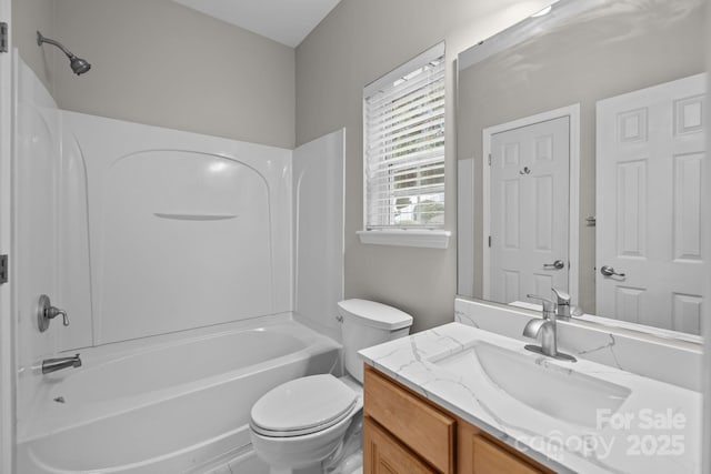 1504 Jekyll Ln, Waxhaw, NC 28173 - full bathroom featuring vanity and washtub / shower combination