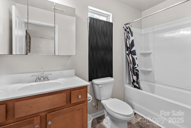 712 Coventry Dr, Albemarle, NC 28001 - full bath with vanity and shower / tub combo
