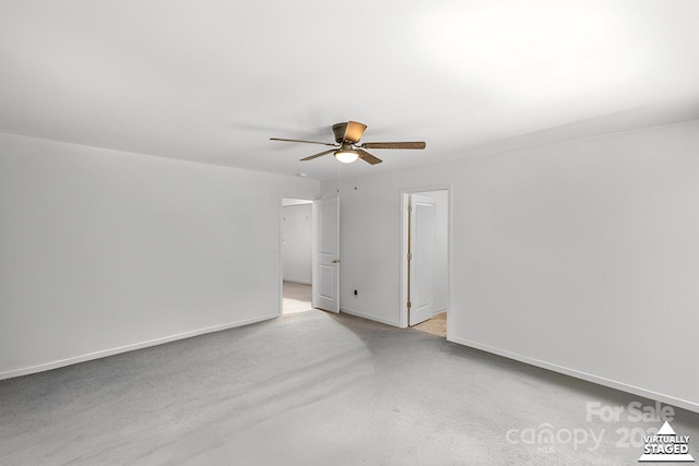 712 Coventry Dr, Albemarle, NC 28001 - carpeted empty room featuring a ceiling fan and baseboards