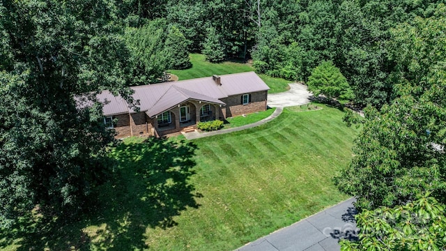 1560 Lafayette Ave, Hudson, NC 28638 - aerial view of property and surrounding area