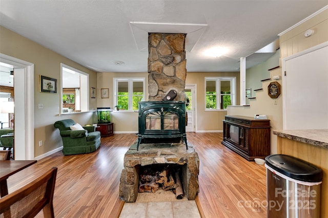 590 Claude Cook Rd, Sylva, NC 28779 - living room featuring light wood-type flooring
