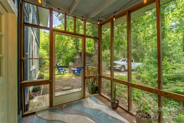 590 Claude Cook Rd, Sylva, NC 28779 - view of unfurnished sunroom