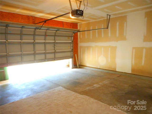 15321 Superior St, Charlotte, NC 28273 - garage with a garage door opener