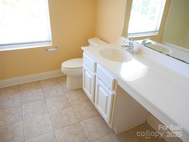 15321 Superior St, Charlotte, NC 28273 - bathroom featuring healthy amount of natural light, vanity, and tile patterned flooring