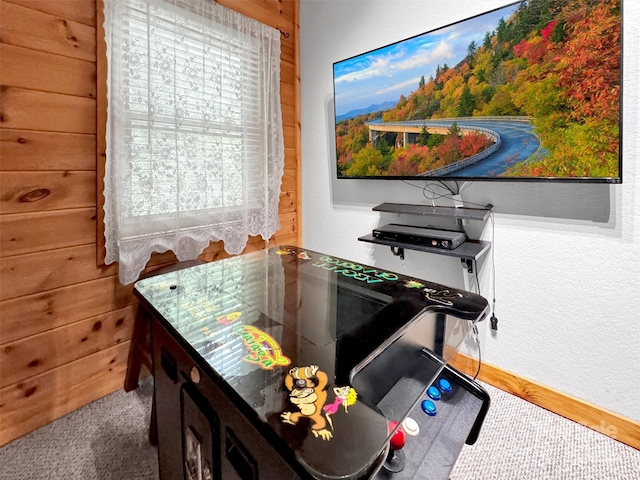 1064 Point Of View Dr, Waynesville, NC 28785 - office area with carpet floors and baseboards