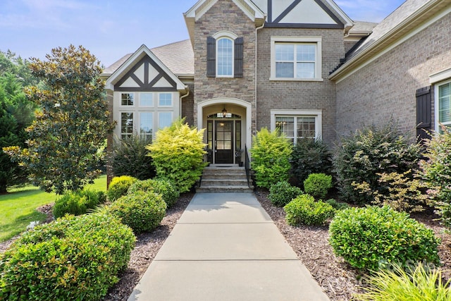 805 Hidden Pond Ln, Waxhaw, NC 28173 - view of front of home featuring stone siding and stucco siding