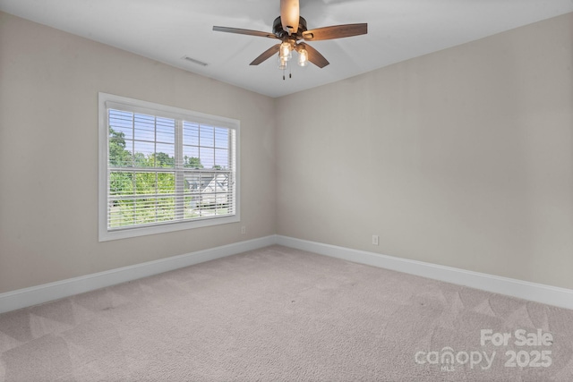 805 Hidden Pond Ln, Waxhaw, NC 28173 - empty room with carpet floors and a ceiling fan