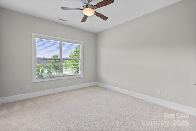 805 Hidden Pond Ln, Waxhaw, NC 28173 - unfurnished room with light colored carpet and ceiling fan