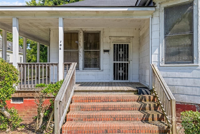 108 Walker St, Chester, SC 29706 - property entrance with covered porch