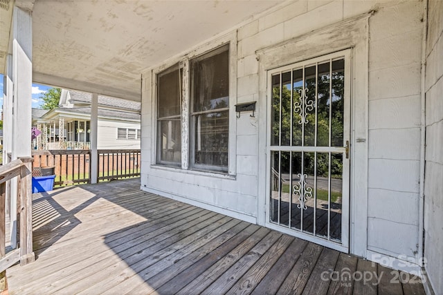 108 Walker St, Chester, SC 29706 - view of wooden deck