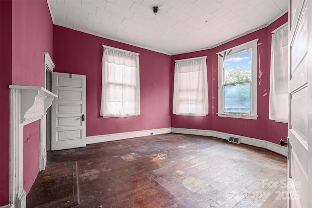 108 Walker St, Chester, SC 29706 - unfurnished dining area featuring healthy amount of natural light and crown molding