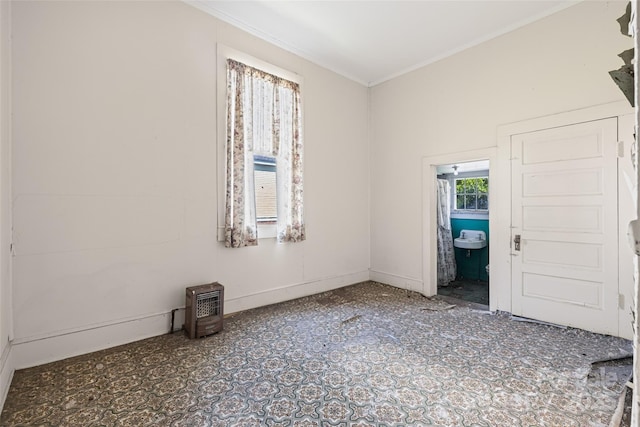 108 Walker St, Chester, SC 29706 - empty room with ornamental molding and baseboards
