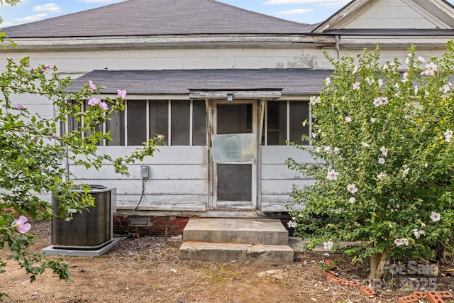 108 Walker St, Chester, SC 29706 - view of exterior entry with roof with shingles