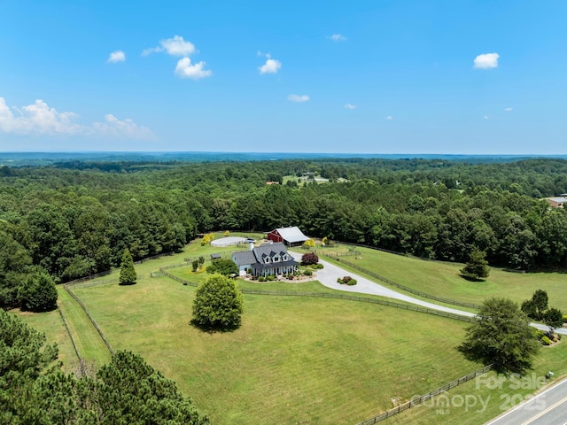 724 Moore Rd, Tryon, NC 28782 - overview of rural landscape featuring a heavily wooded area