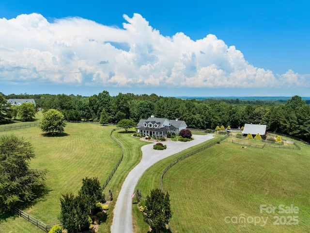 724 Moore Rd, Tryon, NC 28782 - aerial view of sparsely populated area featuring agricultural land